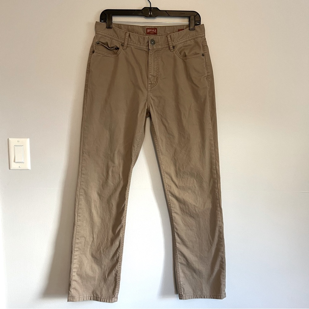 Red Ale by Allesbury 30x32 Khakis Textured Relaxed Fit Pants